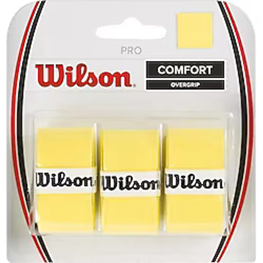 Wilson Pro Comfort 3'lü Tenis Gribi Sarı