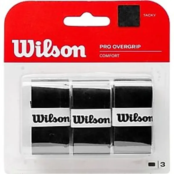 Wilson Pro Comfort Overgrip 3'lü - Siyah