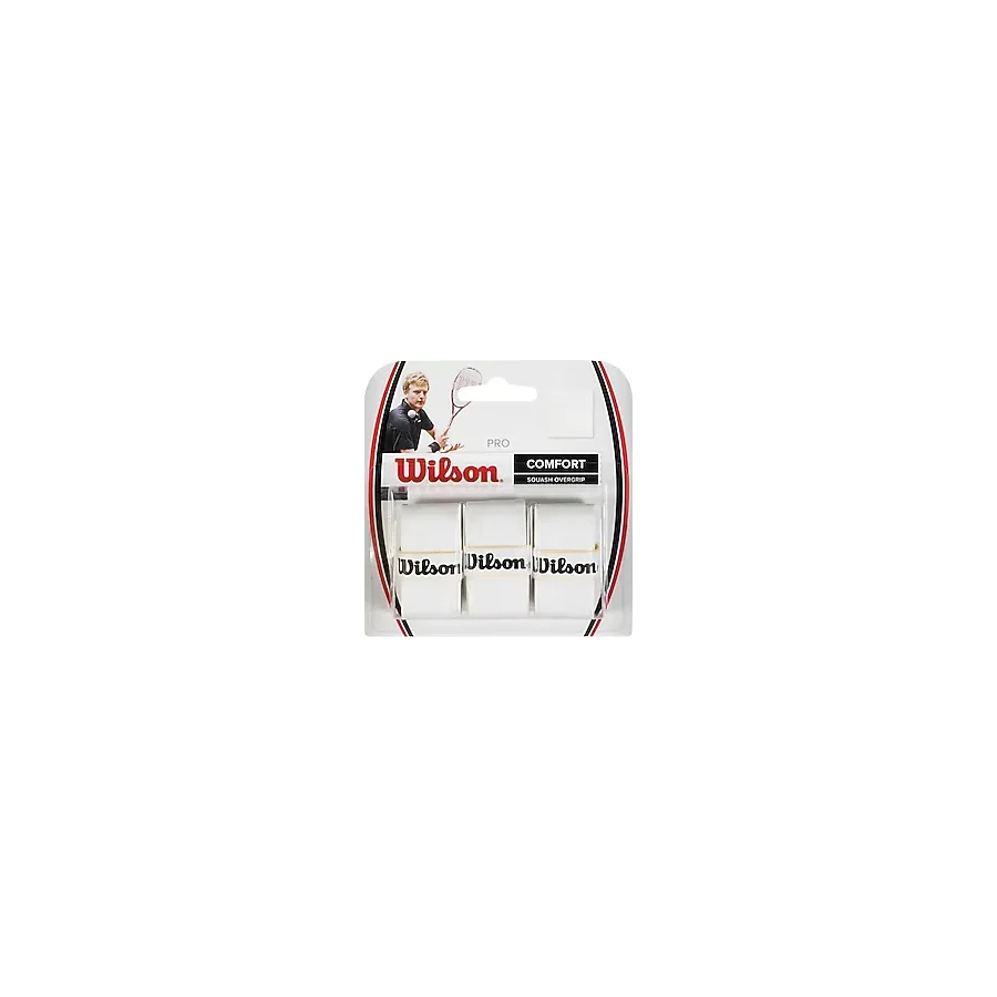 Wilson Pro Overgrip Squash White WRR937000