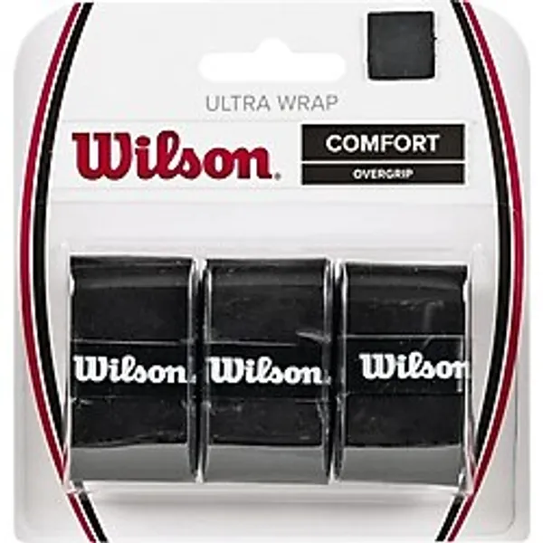 Wilson Siyah 3'lü Ultra Wrap Overgrip