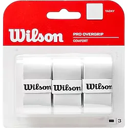 Wilson Üniseks Comfort Pro Overgrip 3'lü paket Tutma bantları,Weib,3 Stück
