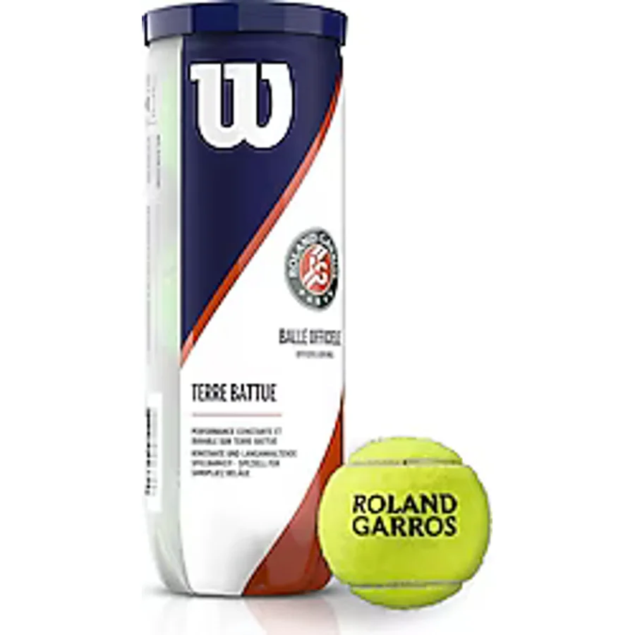 Wilson WRT125000 Roland Garros Clay Court 3'lü Toprak Kort Tenis Topu