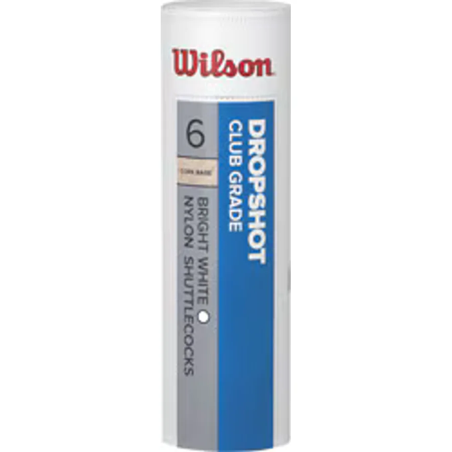 Wilson WRT6046WH Dropshot 6'lı Beyaz Badminton Topu