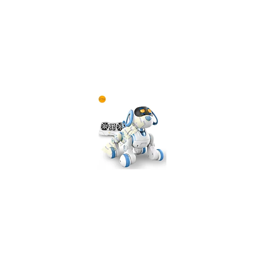 Wingzy Uzaktan Kumandalı Şarjlı Akıllı Köpek - Interaktif, Eğitici ve Eğlendirici Robot Oyuncak - Beyaz