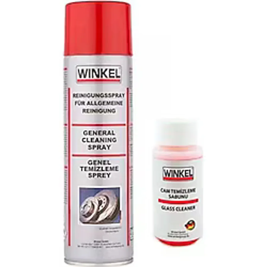 Winkel Fren Balata Genel Temizleme Sprey 500Ml Ve Cam Temizleme Sabunu