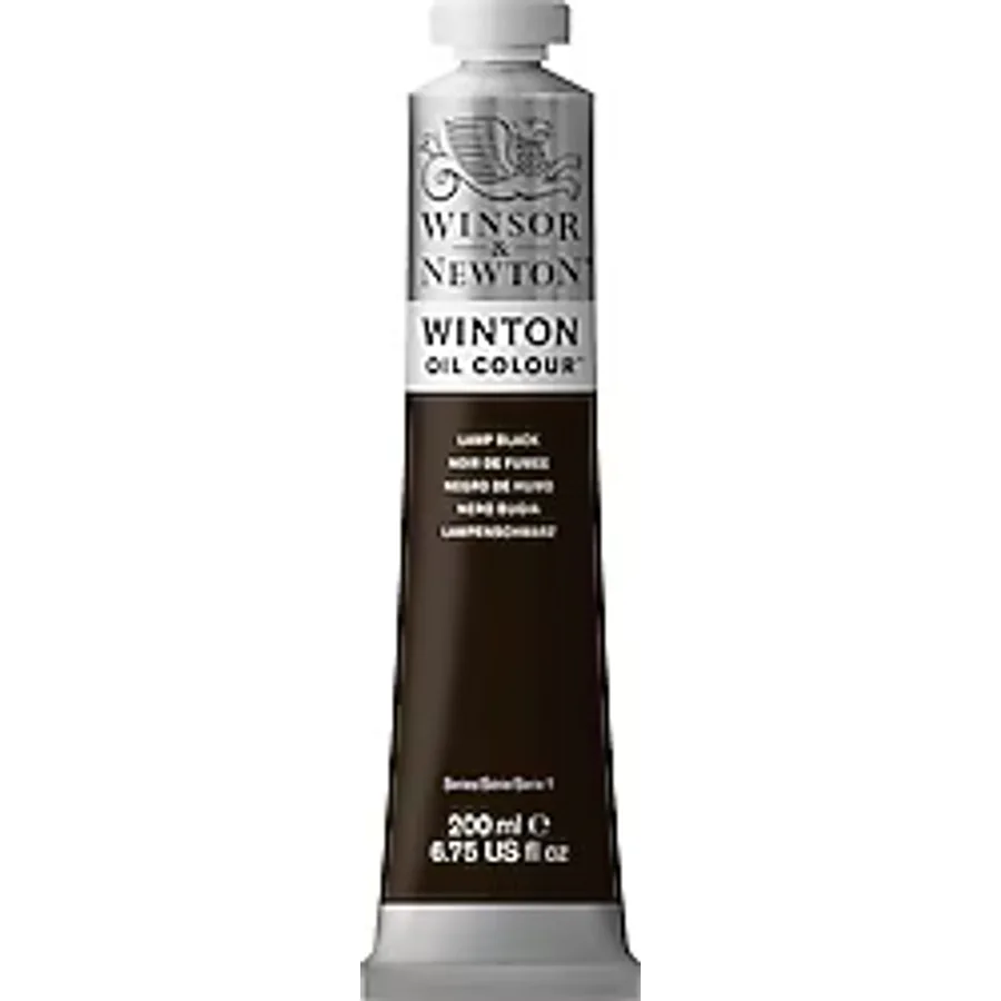 Winsor & Newton Winton 200 ml 337 Lamp Black Yağlı Boya