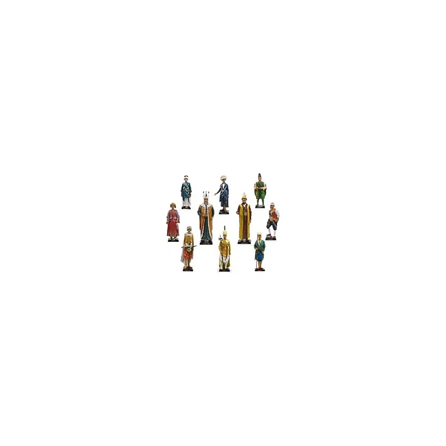 Wise Serisi - Kurşun Asker Biblosu Osmanlı Seti Dekoratif Obje 4,5x3,5x11,5 CM