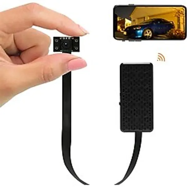 Wıwacam Mini Kamera Wifi, 2600Mah Pil, App'li 4K Ultra Hd Küçük İç Mekan Güvenlik Kamerası, Wifi Gözetim Ip Kamera Canlı Cep Telefonu, Harek