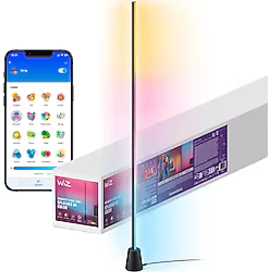 Wiz Gradient Zemin Lambası - Siyah (140 cm)