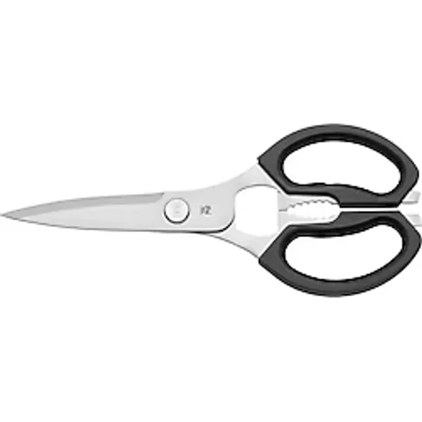 Wmf 23 cm Mutfak Makası, Cromargan Yüksek Kaliteli Paslanmaz Çelik, Plastik Sap, Şişe Açacaklı ve Konserve Kapağı Kaldırıcılı Çok Amaçlı Makas - 001-Renkli