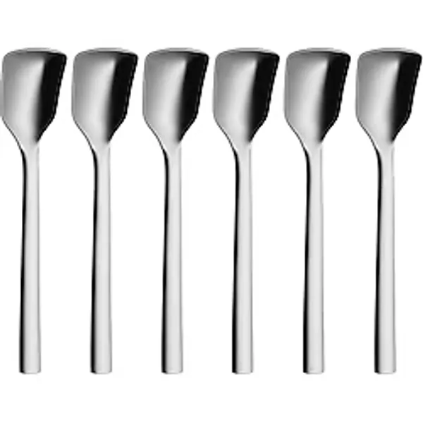 Wmf Nuova 6 Parça Dondurma Kaşığı Seti, 14 Cm, Cromargan Yüksek Kaliteli Parlak Paslanmaz Çelik, Bulaşık Makinesinde Yıkanabilir - 0 - 19 L