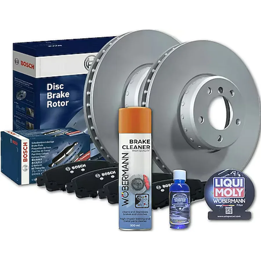Wöbermann + Bosch Ford Focus 3 Iıı Ön Arka Fren Diski ve Ön Arka Balata Seti
