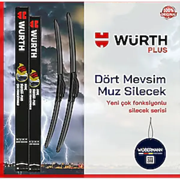 Wöbermann + Würth Hyundai Ioniq 2016-2025 Muz Silecek Takımı