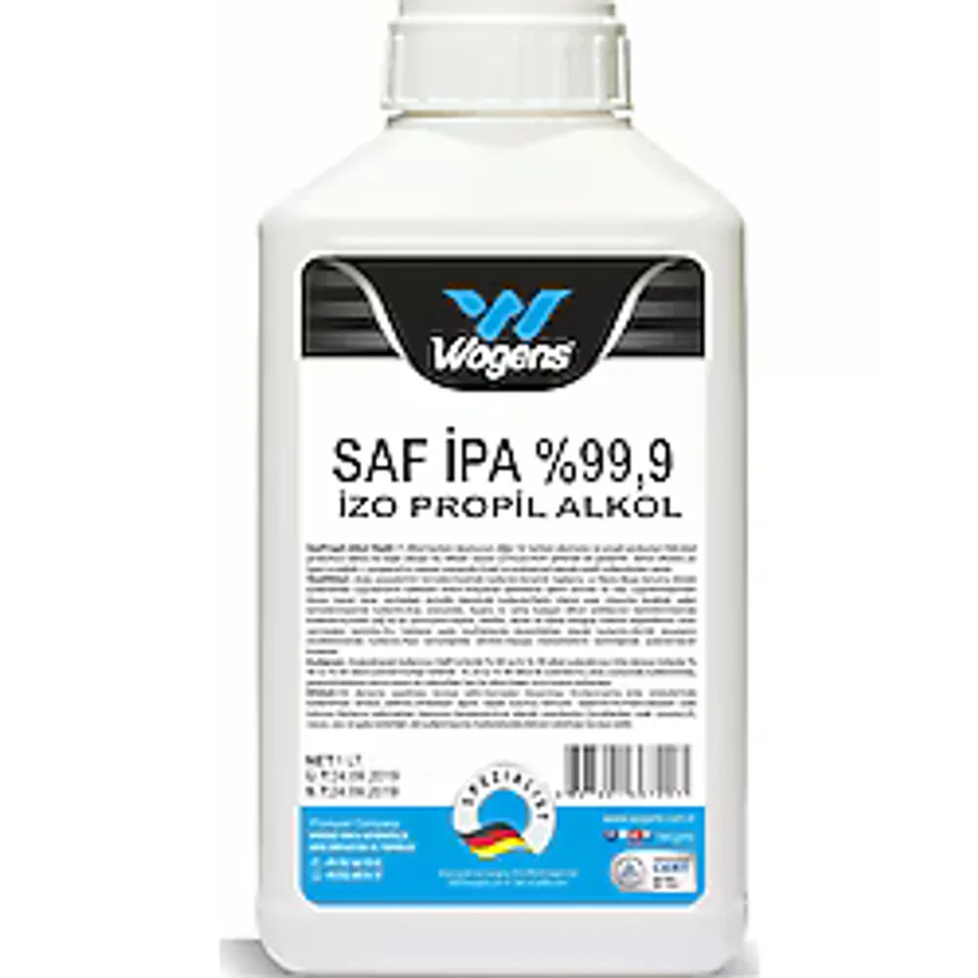 Wogens Saf Ipa Izopropil Alkol Temizlik Solventi 1 L