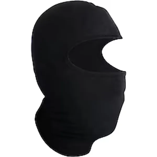 Womanandkids Fantezia Night Unisex Düz Siyah Balaklava 1 Adet Tek Beden Viskoz Kask İçi Motosiklet Outdoor Maske