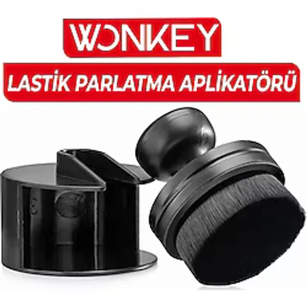 Wonkey Oto Lastik Parlatma Aplikatörü ,Ergonomik Araba Lastik Parlatıcı Süngeri Ve Uygulama Pedi, Araç Lastik Bakım Ve Parlatma Aksesuarı ,Lastik Parlatıcı Aparat