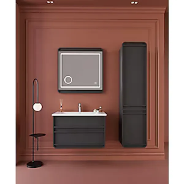 WoodBox Berlin Banyo Dolabı 80x45 cm
