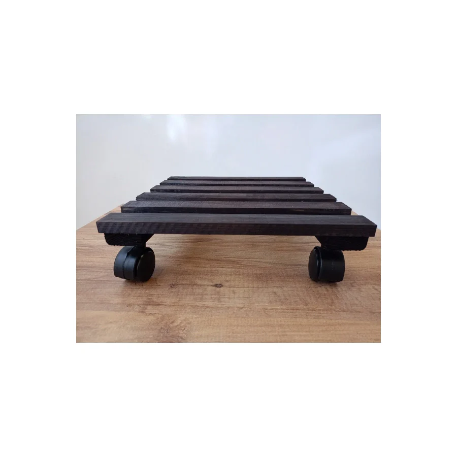 Wooden Factory Tekerlekli Damacana Altlığı Bitki Taşıma Tüp Standı - Dayanıklı ve Hareketli Platform