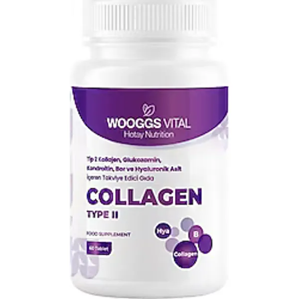 Wooggs Vital Tip 2 Kollajen Glukozamin + Kondroitin 60 Tablet