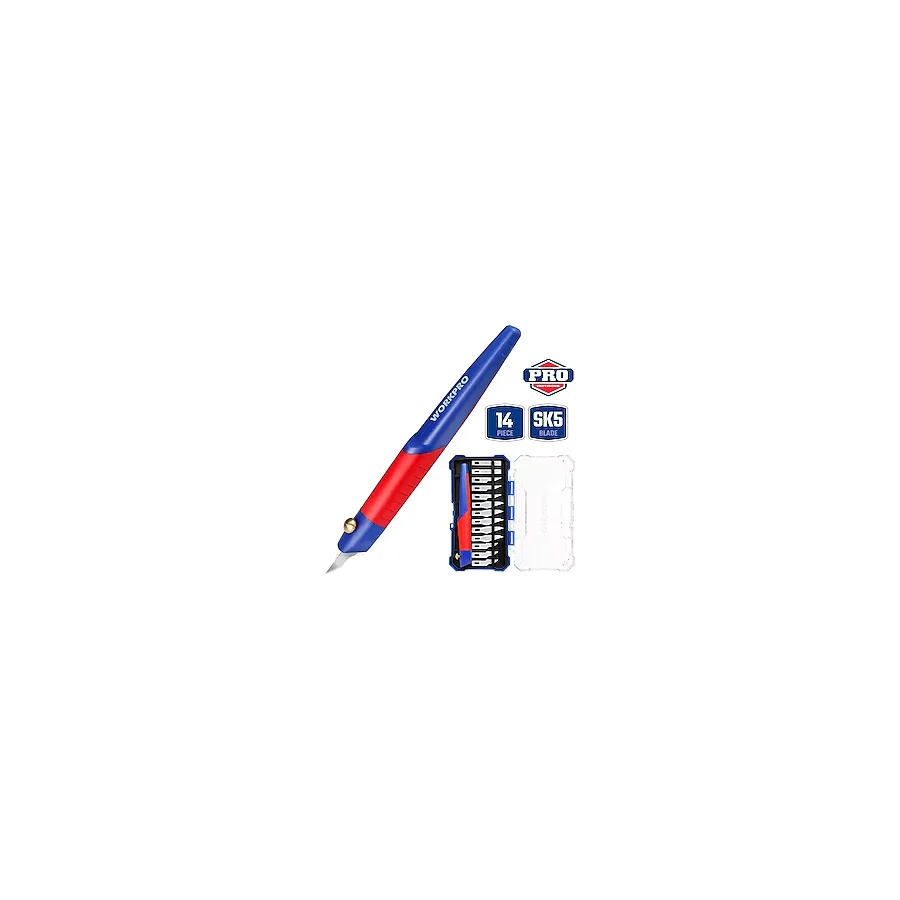 Workpro WP219005 14 Parça Hobi Maket Bıçağı Seti