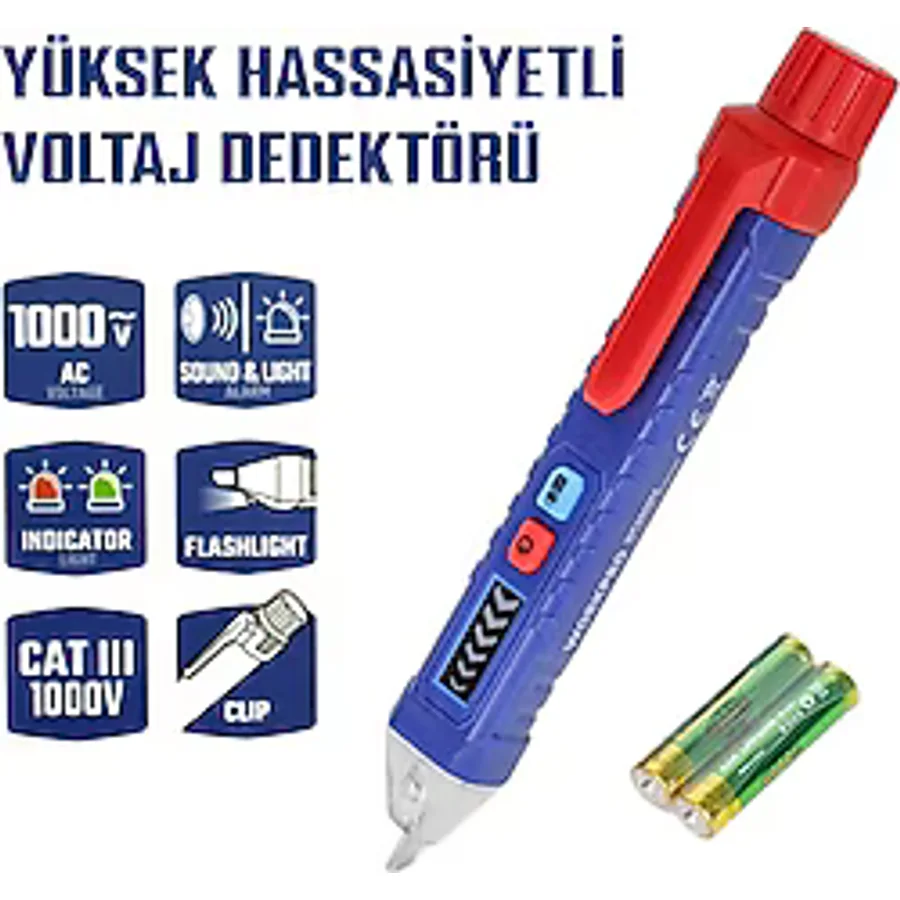 Workpro WP295004 12-1000 V AC Yüksek Hassasiyetli Voltaj Dedektörü