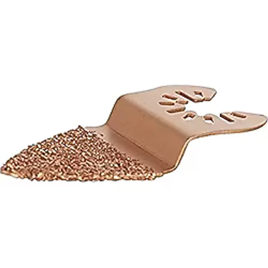 WORX WA4967 Çok Amaçlı Raspalama Makinası İçin 33x33mm Karbür Kaplama Harç, Boya, Yapıştırıcı Universal Parmak Zımpara Başlığı