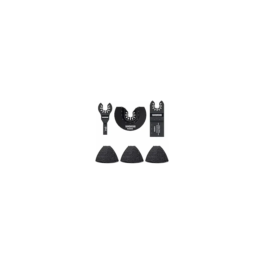 Worx WA5099 18 Parça Universal Metal Ahşap Zımpara Kağıdı Aksesuar Seti