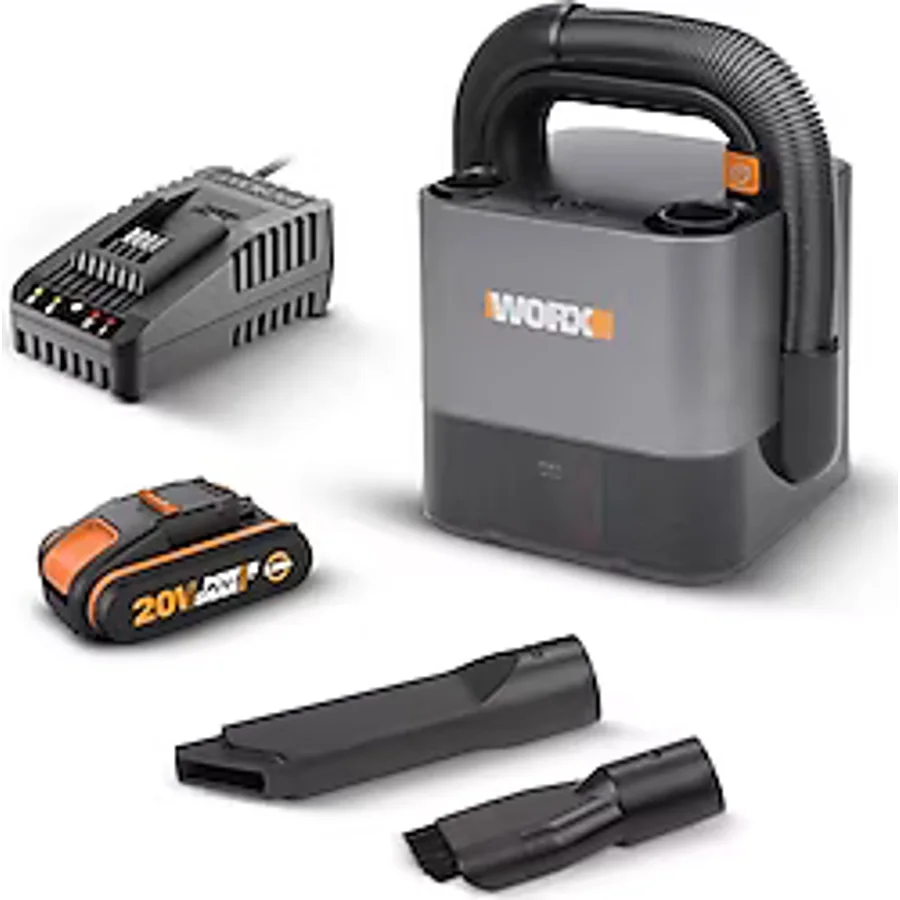 Worx WX030 20 V 2 Ah Akülü Araç Süpürgesi