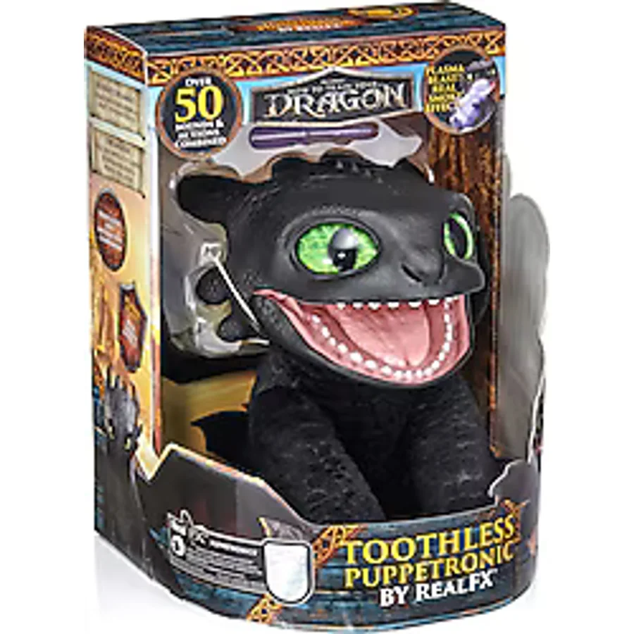 Wow Stuff Dreamworks Dragons Dişsiz Real FX 30 cm Elektronik Kukla