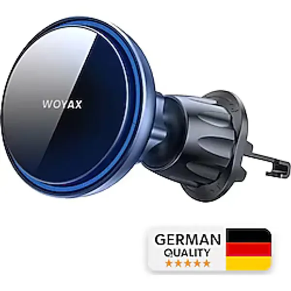 woyax Magsafe Mıknatıslı Kablosuz Şarjlı Kancalı Led Araç Içi Telefon Tutucu Araba Telefon Tutacağı iPhone