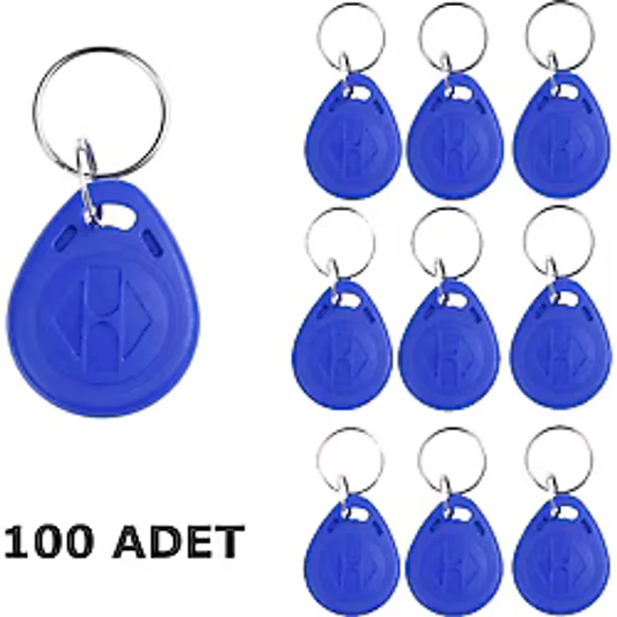 Wozlo Chip TK4100 Tag Göstergeç Proximity Manyetik Anahtarlık 100 Adet
