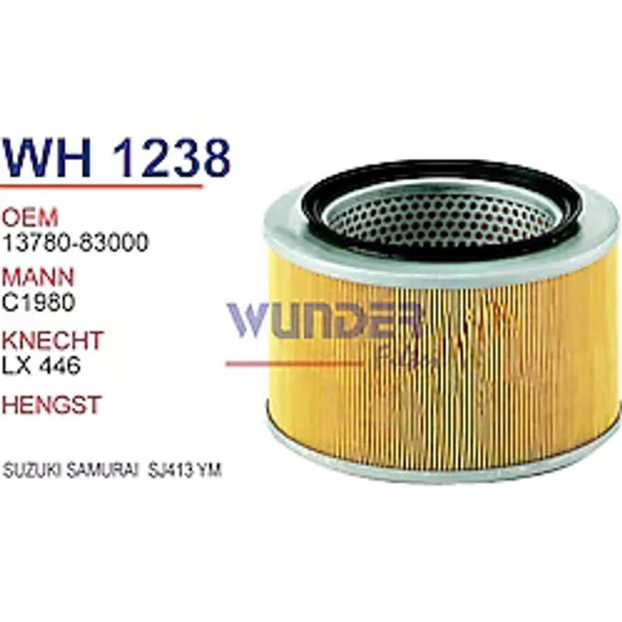 WUNDER WH1238 HAVA FİLTRESİ - SUZUKi SAMURAi SJ 413 Y.M