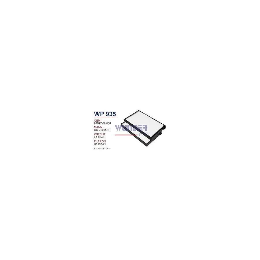 WUNDER WP935 POLEN FİLTRESİ - HYUNDAİ H-1 08