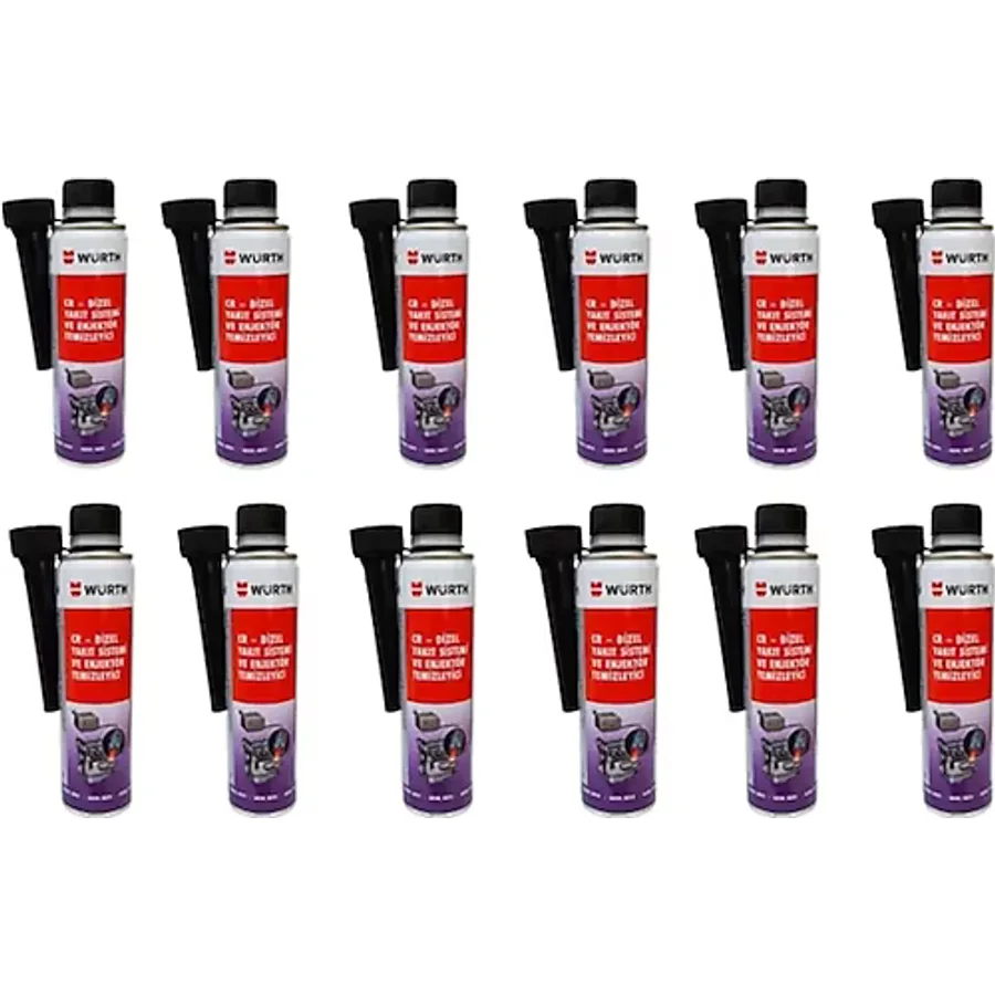 Würth 12'Li Dizel Enjektör Temizleyici 300 ML