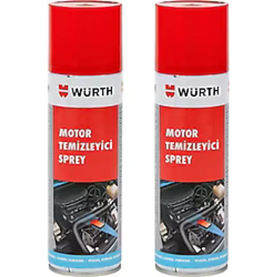 Würth 2'li Motor Temizleyici Sprey 500 ml