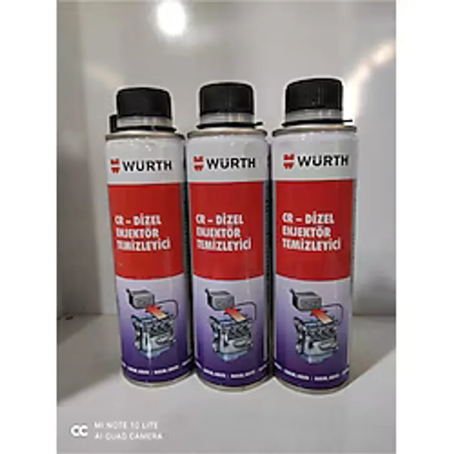 Würth 300 ml 3'lü Dizel Enjektör Temizleyici