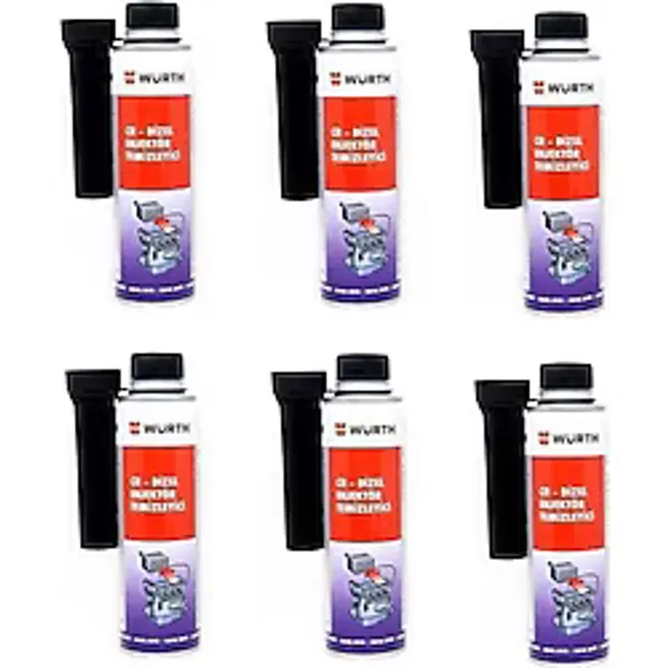 Würth 300 ml 6'lı Dizel Enjektör Temizleyici