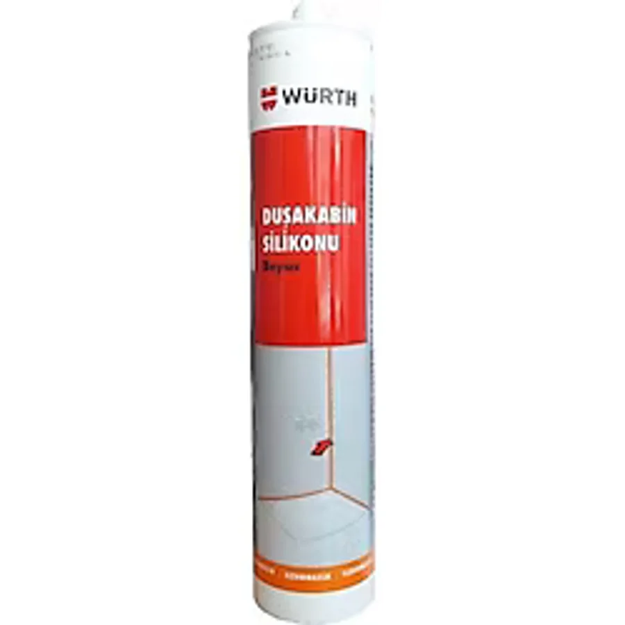 Würth 310 ml Beyaz Duşakabin Silikonu