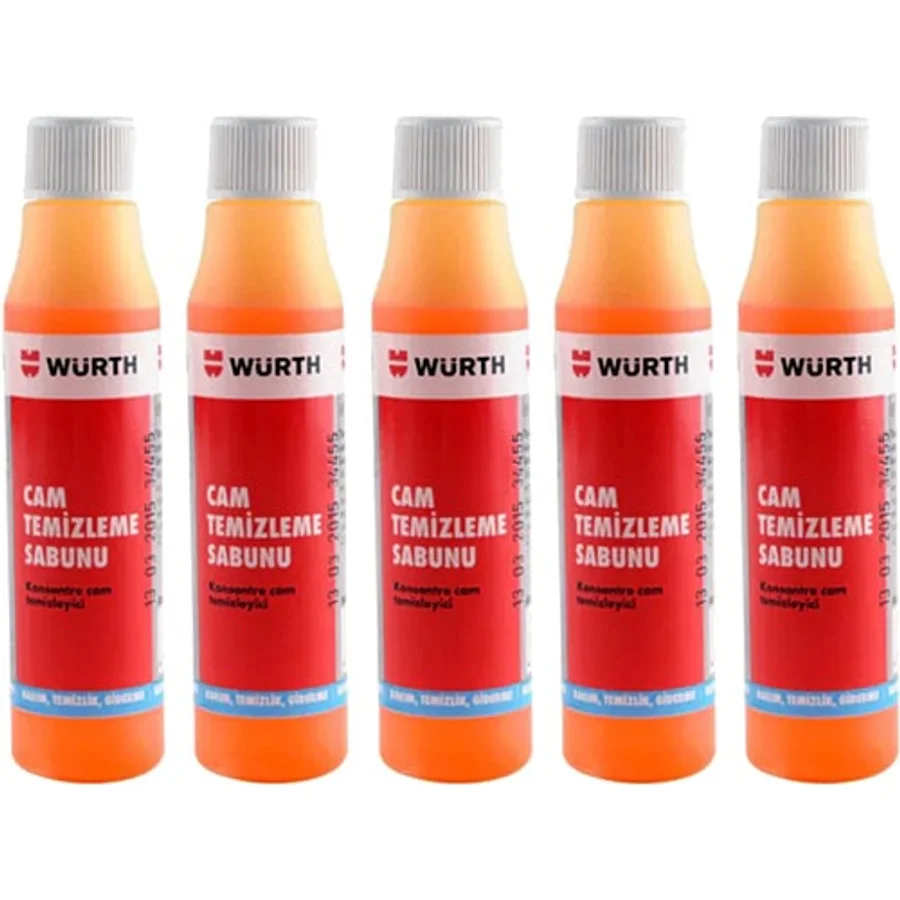 Würth 32 ml 5'li Konsantre Cam Temizleme Sabunu