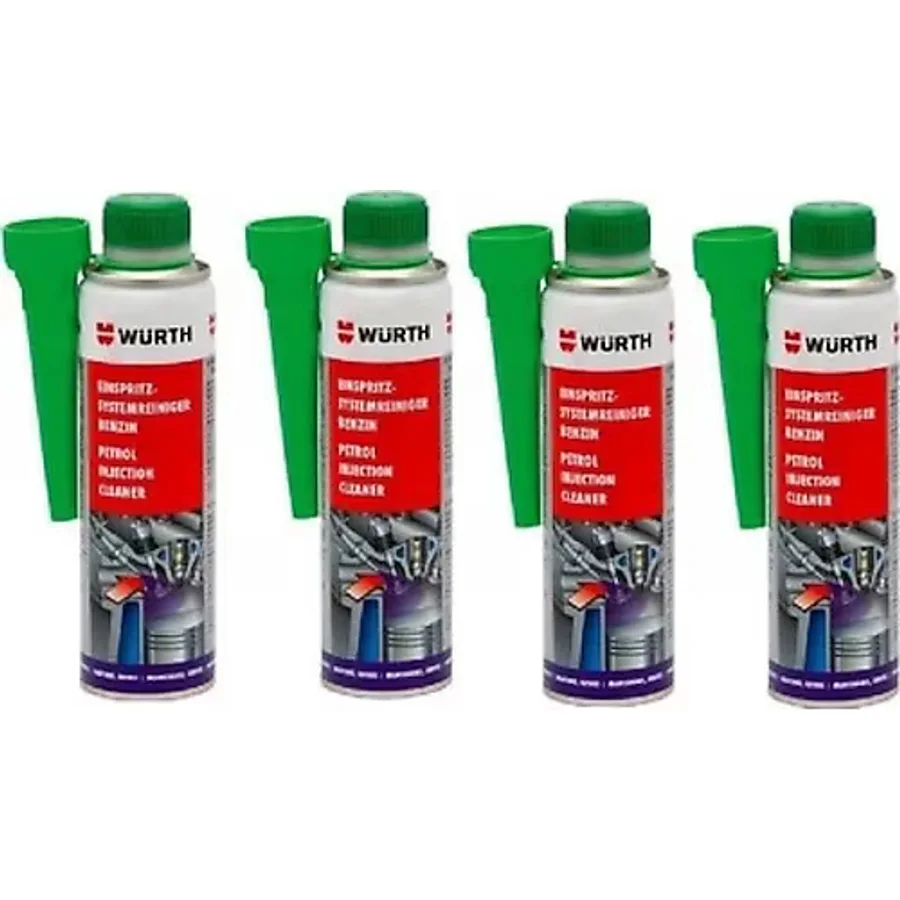 Würth 4'lü Benzinli Enjektör Temizleyici Yakıt Katkısı