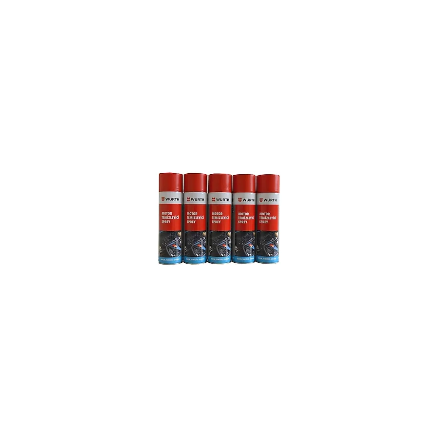 Würth 5'li Motor Temizleyici Sprey 500 ml