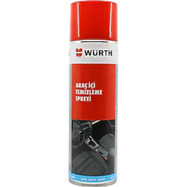 Würth Araç İçi Temizleme Spreyi 500ML Uzun Süreli Kullanım İçin Özel Formül - 500 ml