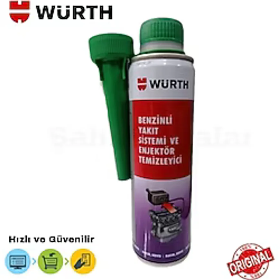 Würth Benzinli Yakıt Sistemi ve Enjektör Temizleyici 300ML(ORJINAL)