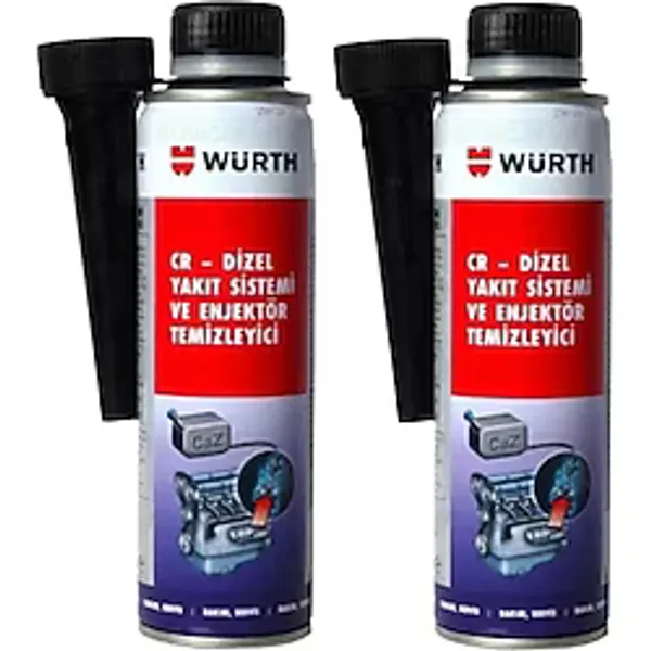 Würth Dizel Yakıt Sistemi Ve Enjektör Temizleyici 300ml 2'li