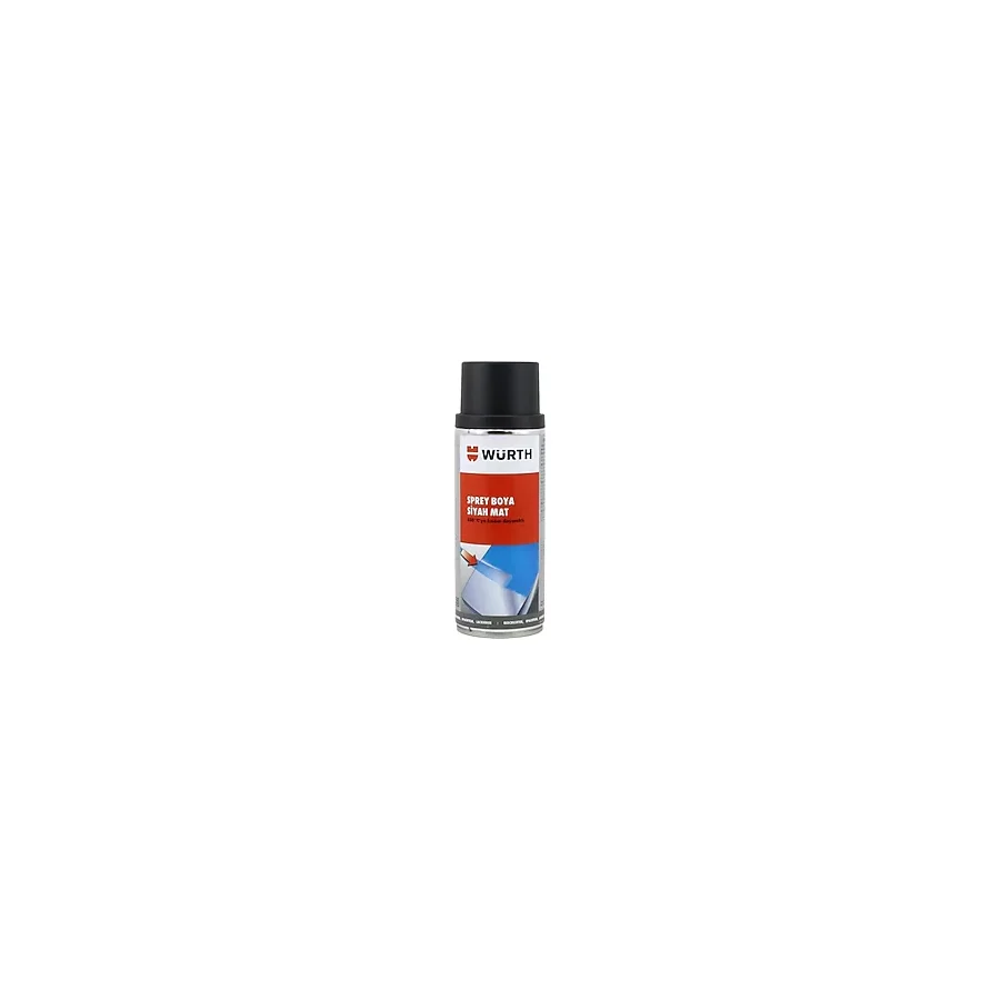 Würth Mat Siyah Isıya Dayanıklı Egzoz Soba Sprey Boya 650 C