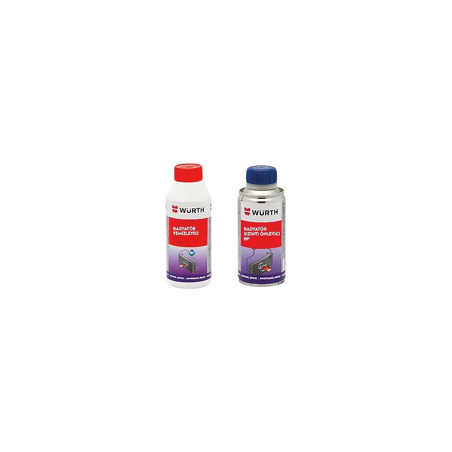 Würth Radyatör Sızıntı Önleyici Hp + Würth Radyator Temizleyici Seti