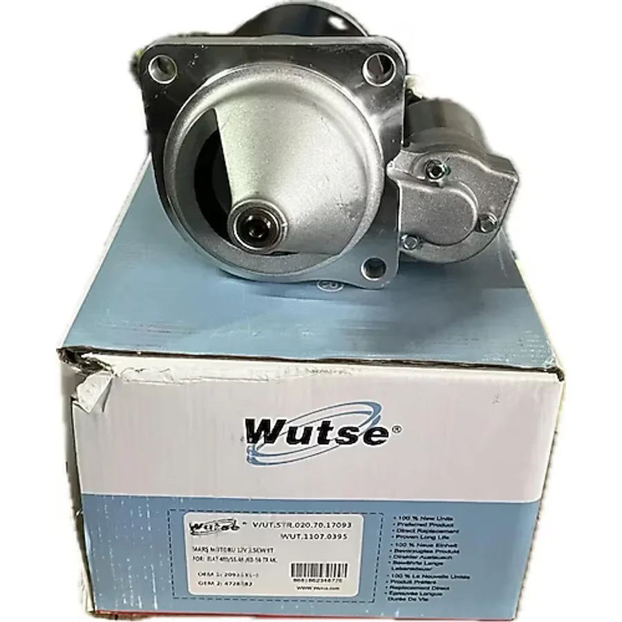 Wutse Str17093 Marş Motoru 9 Diş 12 Volt Fiat Traktör Güçlendirilmiş Tip 480-640-55-56-60-56-70-56
