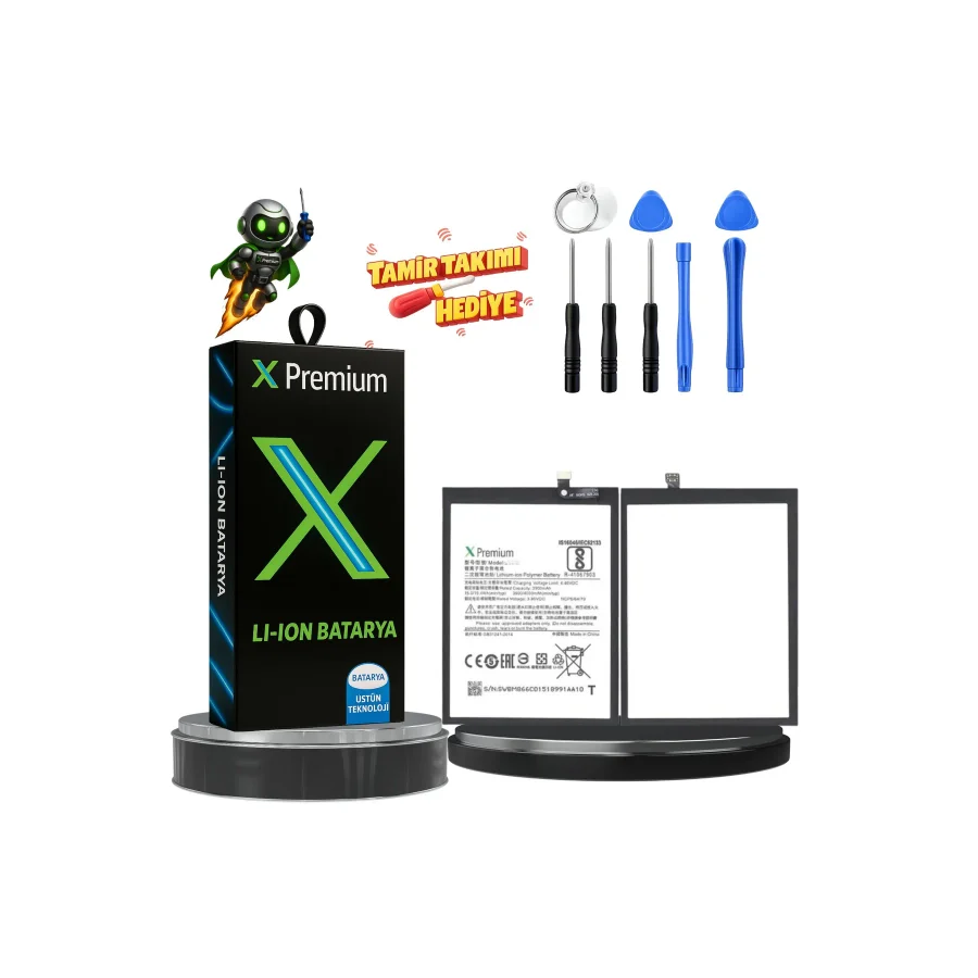X PREMİUM Xpremium Xiaomi Redmi Note 8 Uyumlu Batarya Pil Süper Yüksek Kalite 4000 mAh BN46