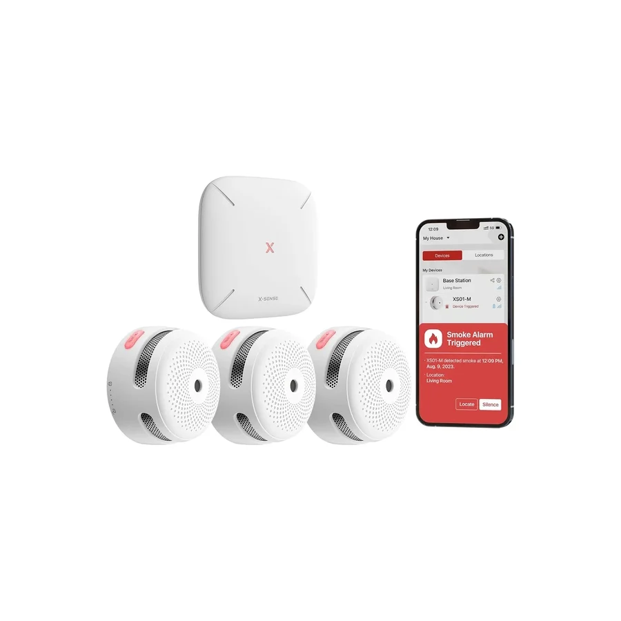 X-Sense Akıllı Duman Dedektörü (3x XS01-M + SBS50), Model FS31