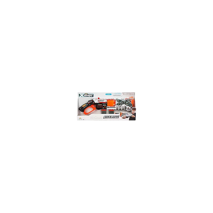 X-Shot Skins Lock Blaster 16 Dartlı